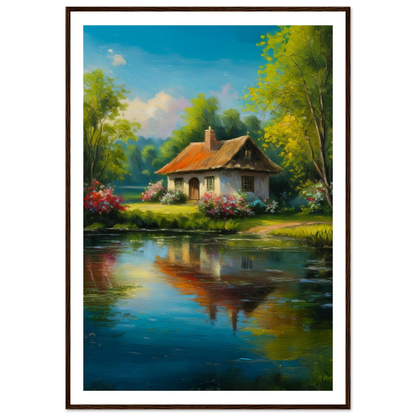 Serenity by the Lake - Poster - Arthena