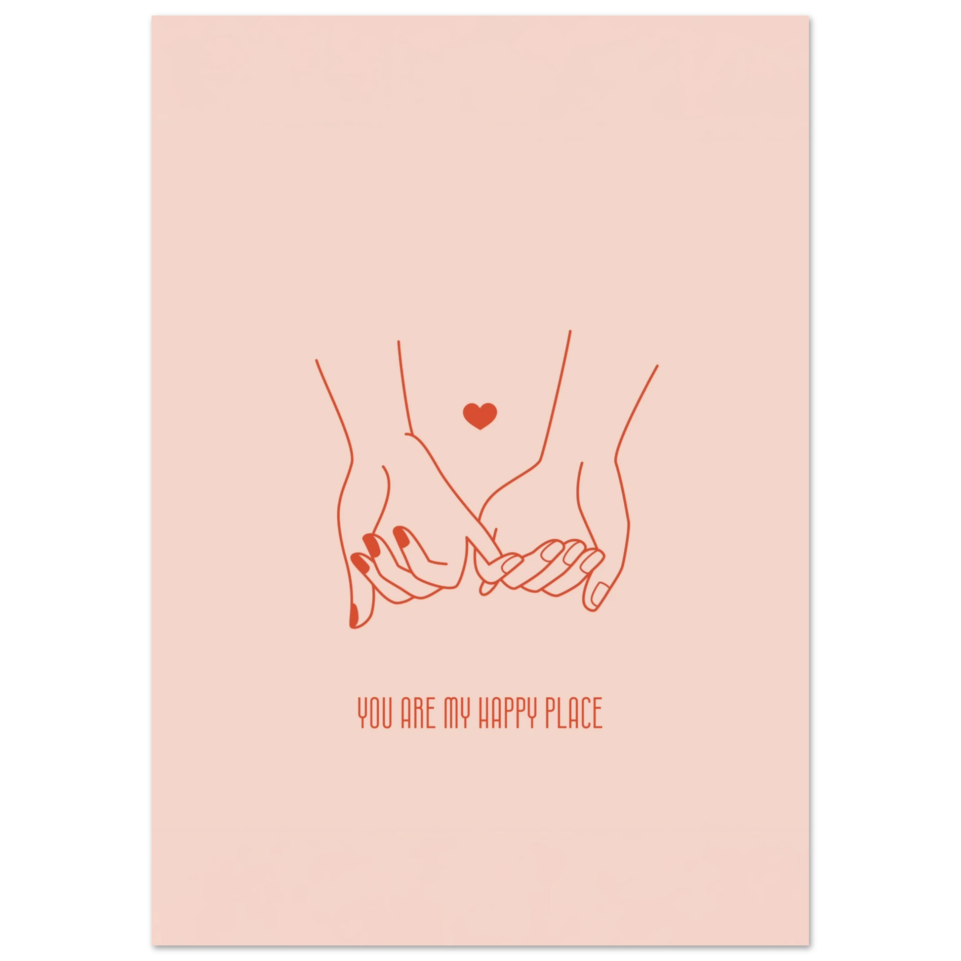 You are my happy place - Poster - Arthena