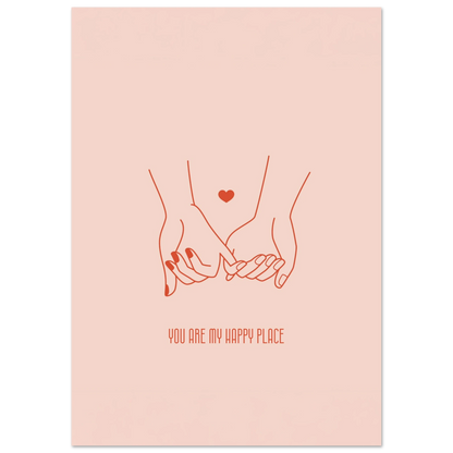 You are my happy place - Poster - Arthena
