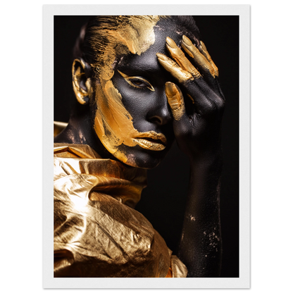 Eclipsed in gold - Poster - Arthena