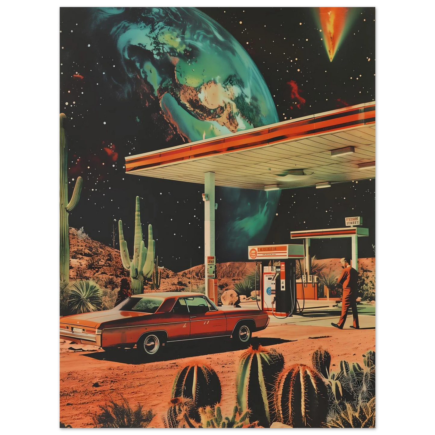 Interstellar Pit Stop - Poster - Arthena