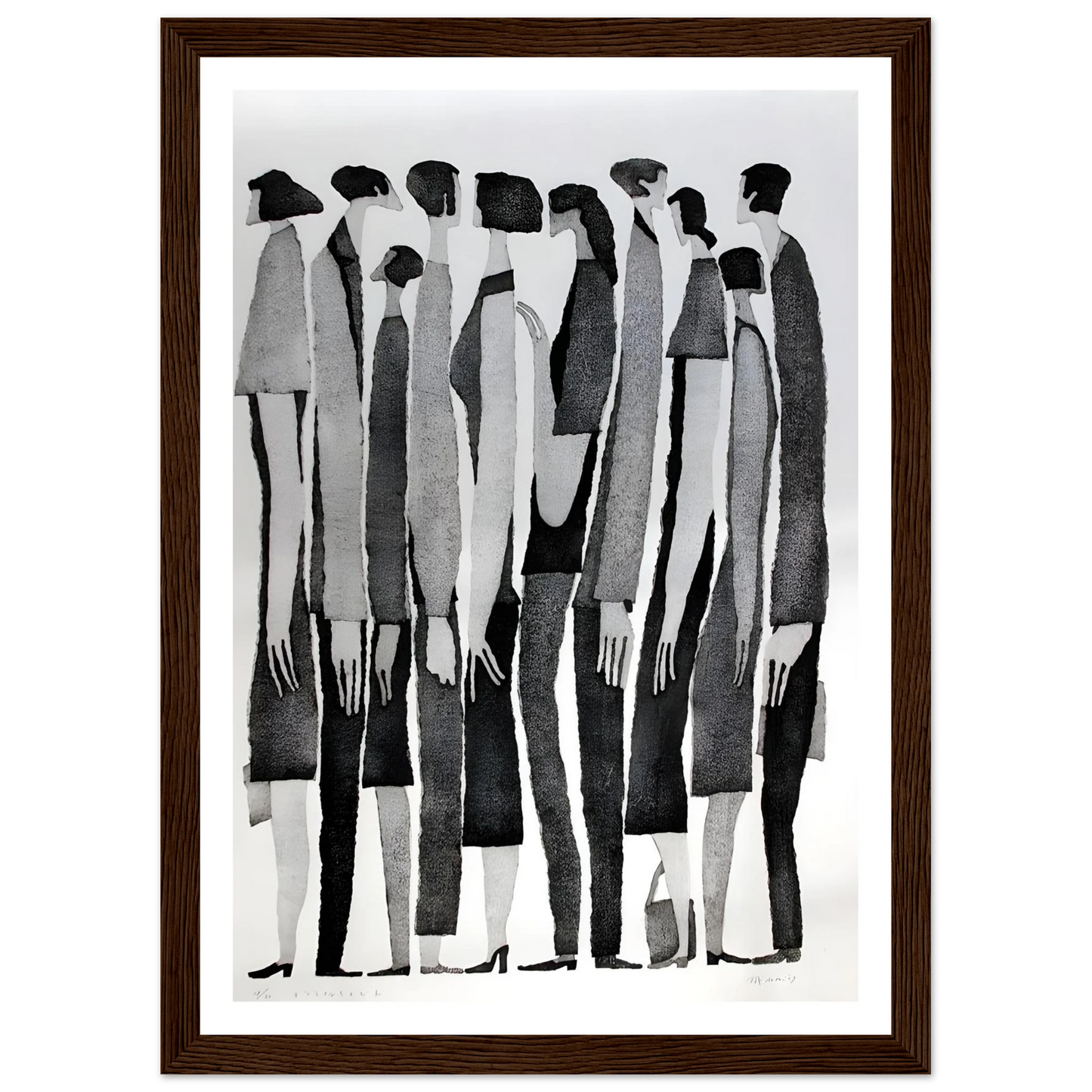 Silent Crowd - Poster - Arthena