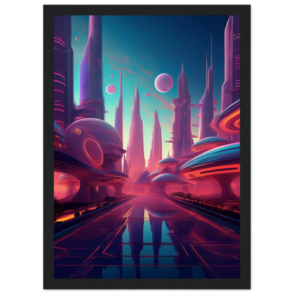 Neon Horizons - Poster - Arthena