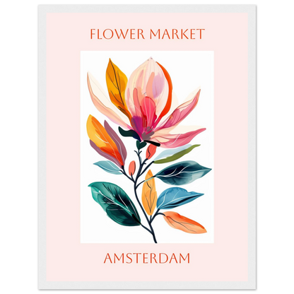 Flower Market - Poster - Arthena