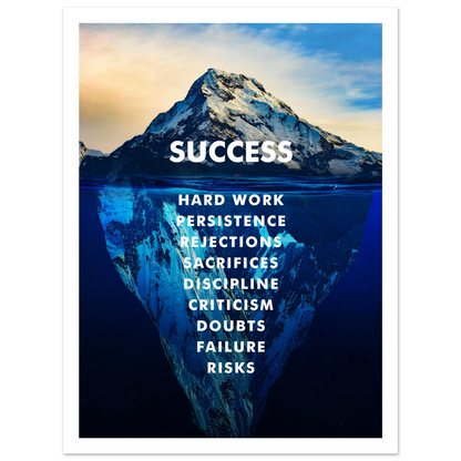 The Iceberg of Success - Poster - Arthena