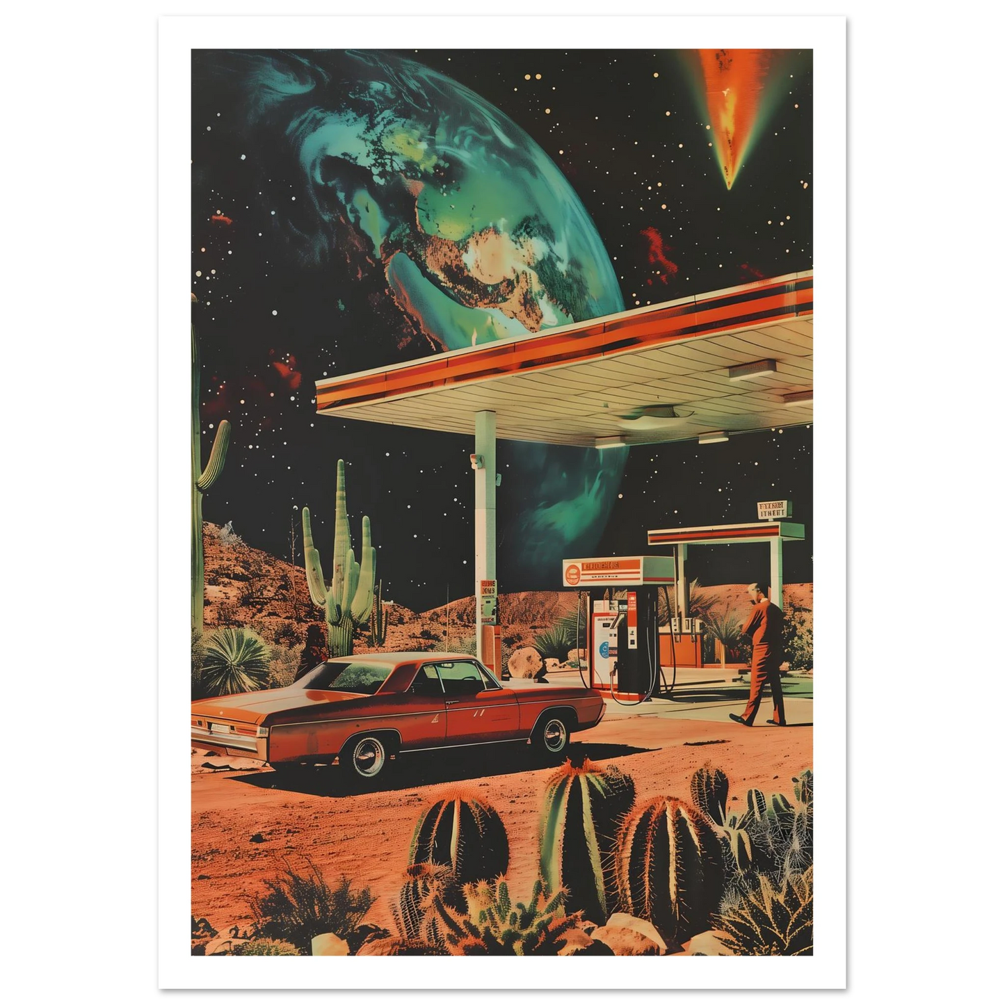 Interstellar Pit Stop - Poster - Arthena