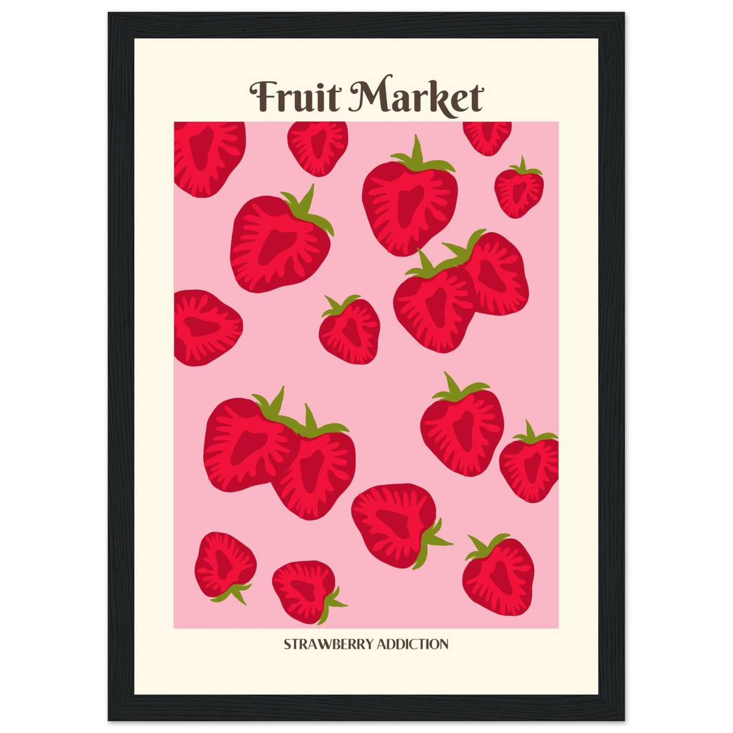 Fruit Market Strawberry - Poster - Arthena