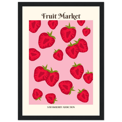 Fruit Market Strawberry - Poster - Arthena