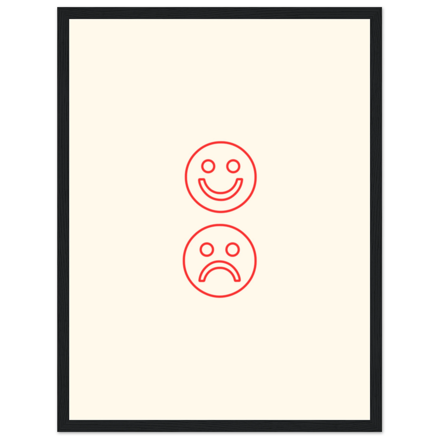 Happy face, sad face - Poster - Arthena