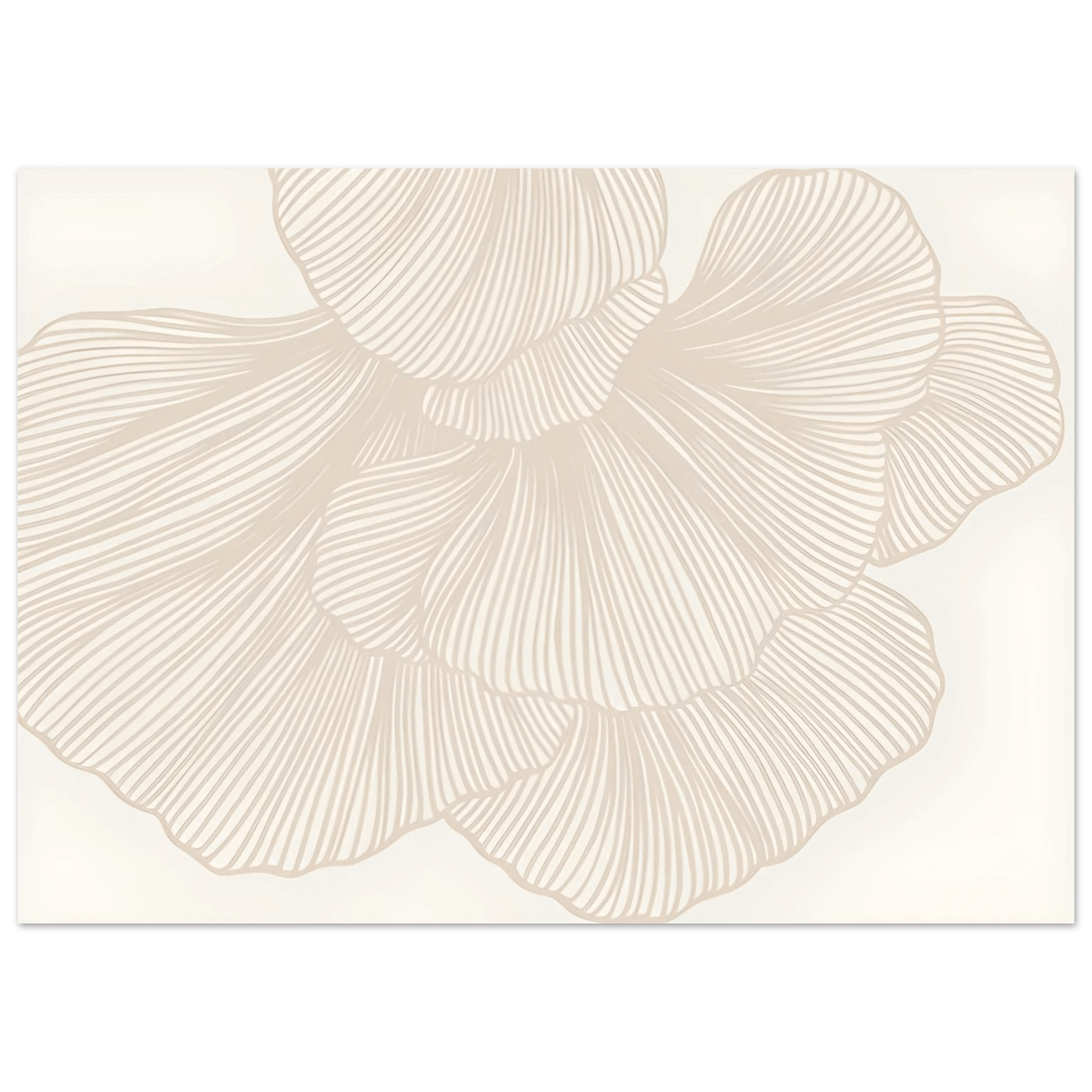 Flower Lines - Poster - Arthena