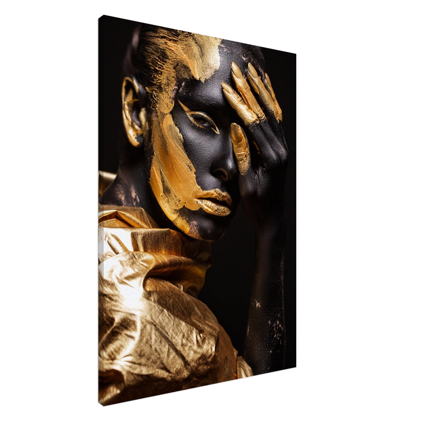 Eclipsed in gold - Canvas - Arthena