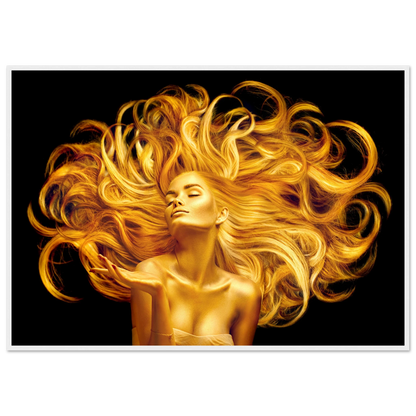 Golden Flow - Poster - Arthena
