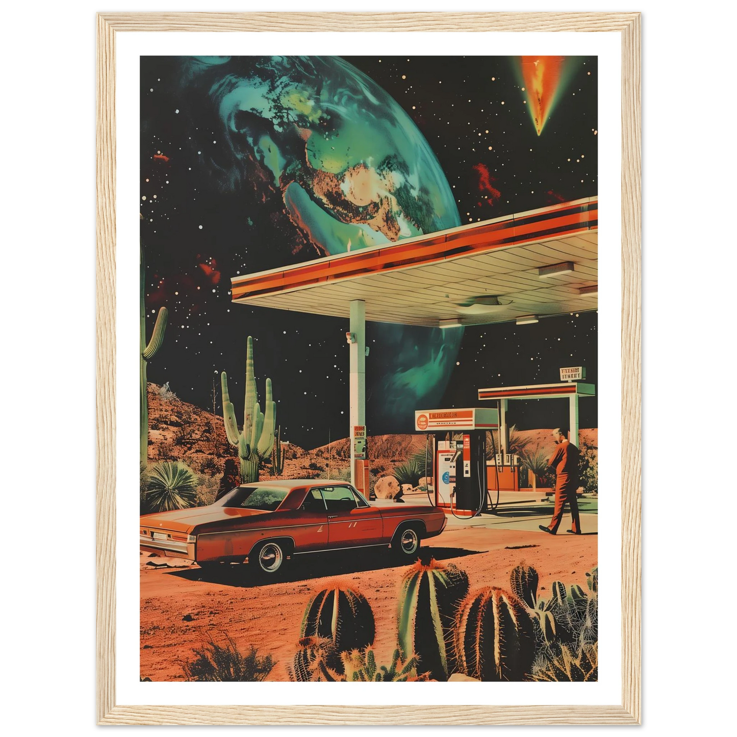 Interstellar Pit Stop - Poster - Arthena