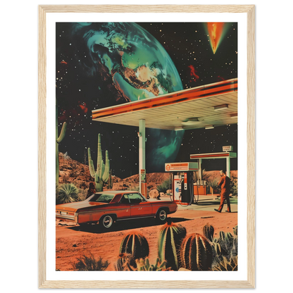 Interstellar Pit Stop - Poster - Arthena