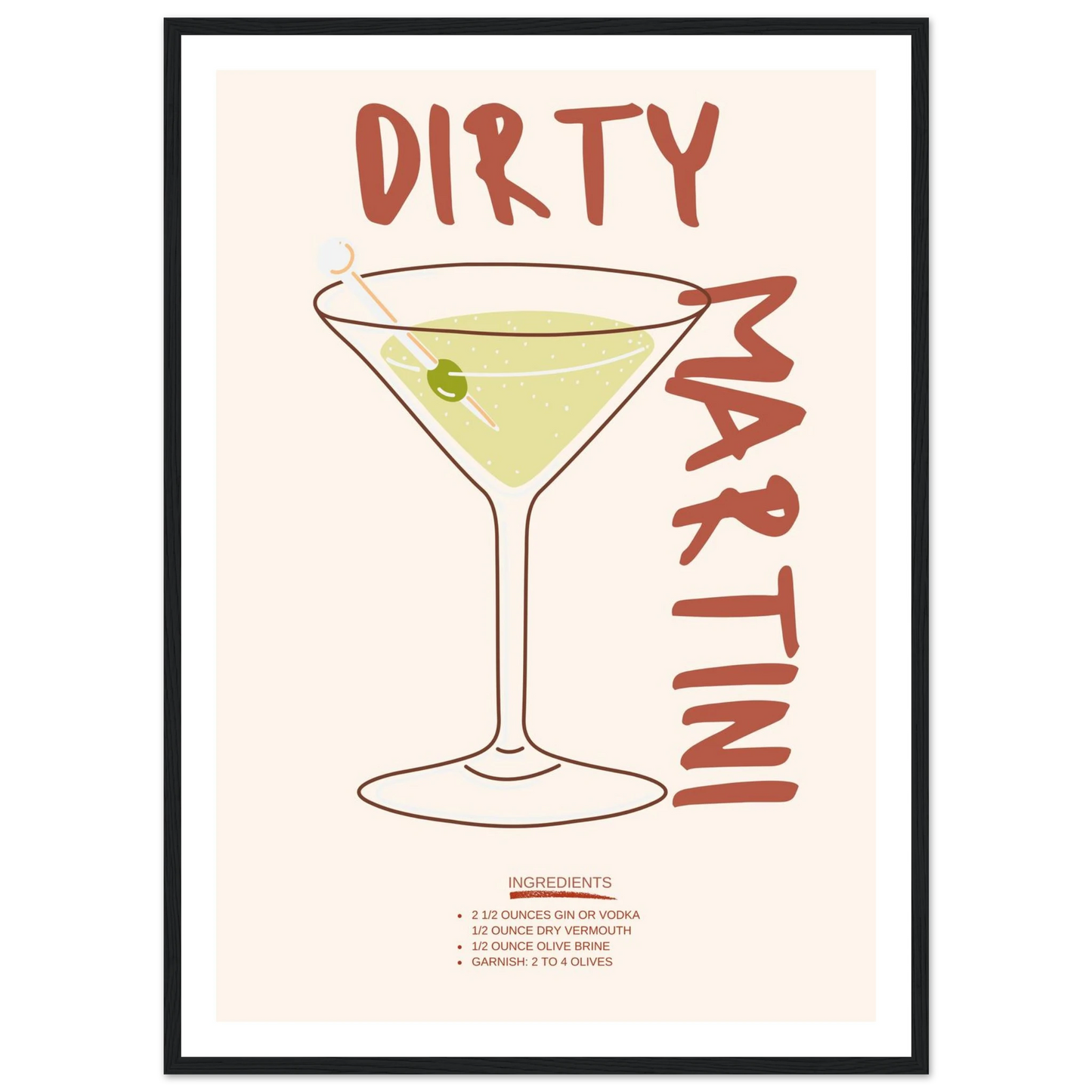 Dirty Martini - Poster - Arthena