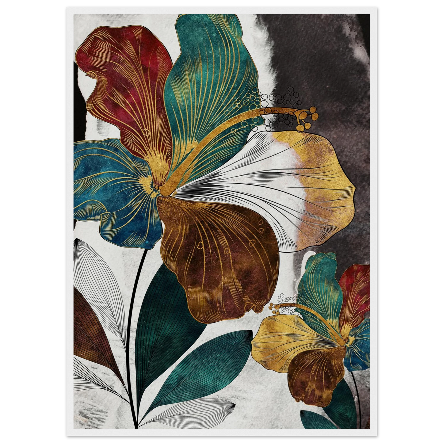 Golden Bloom Symphony - Poster - Arthena