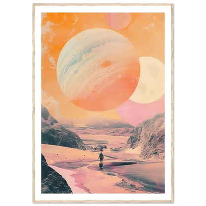 Lost Wanderer Beneath Alien Suns - Poster - Arthena