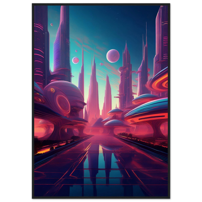 Neon Horizons - Poster - Arthena