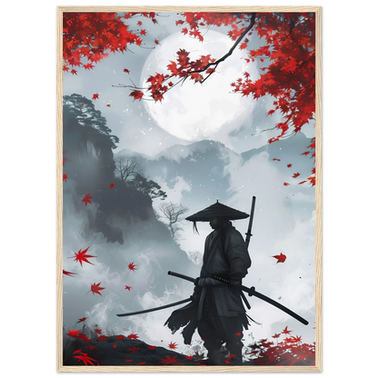 Crimson Leaves - Poster - Arthena
