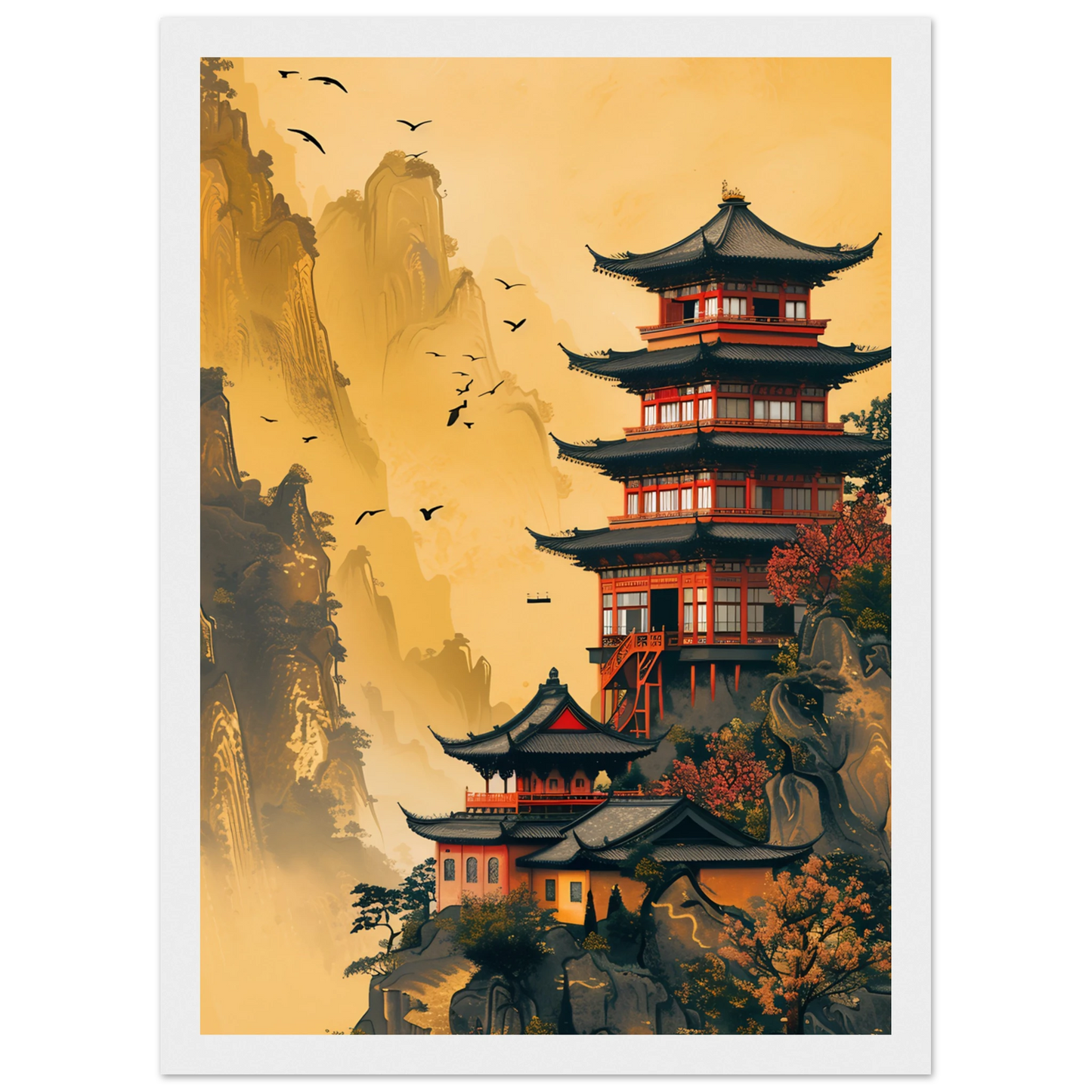 Temple of Tranquility - Poster - Arthena