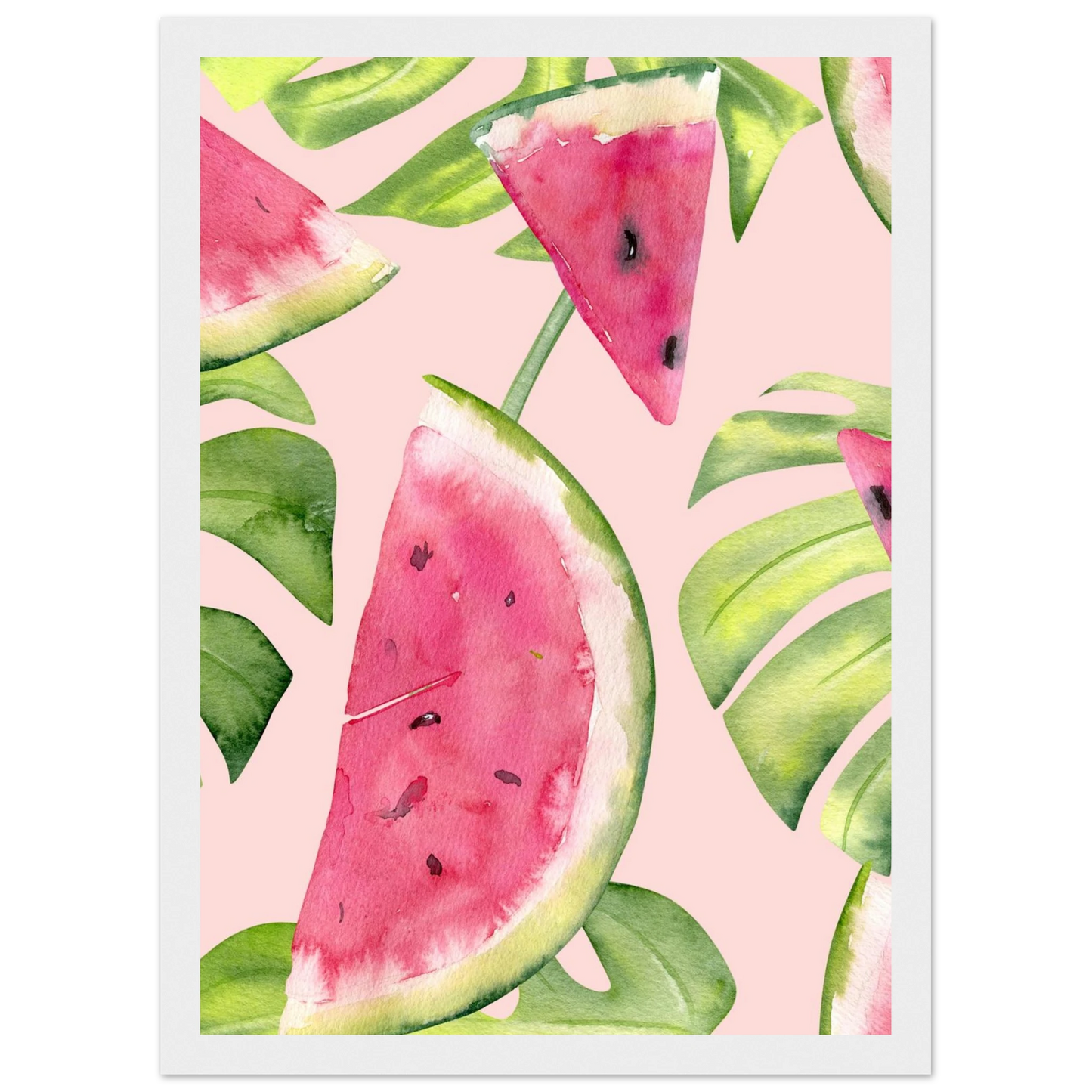 Watermelon Slices - Poster - Arthena