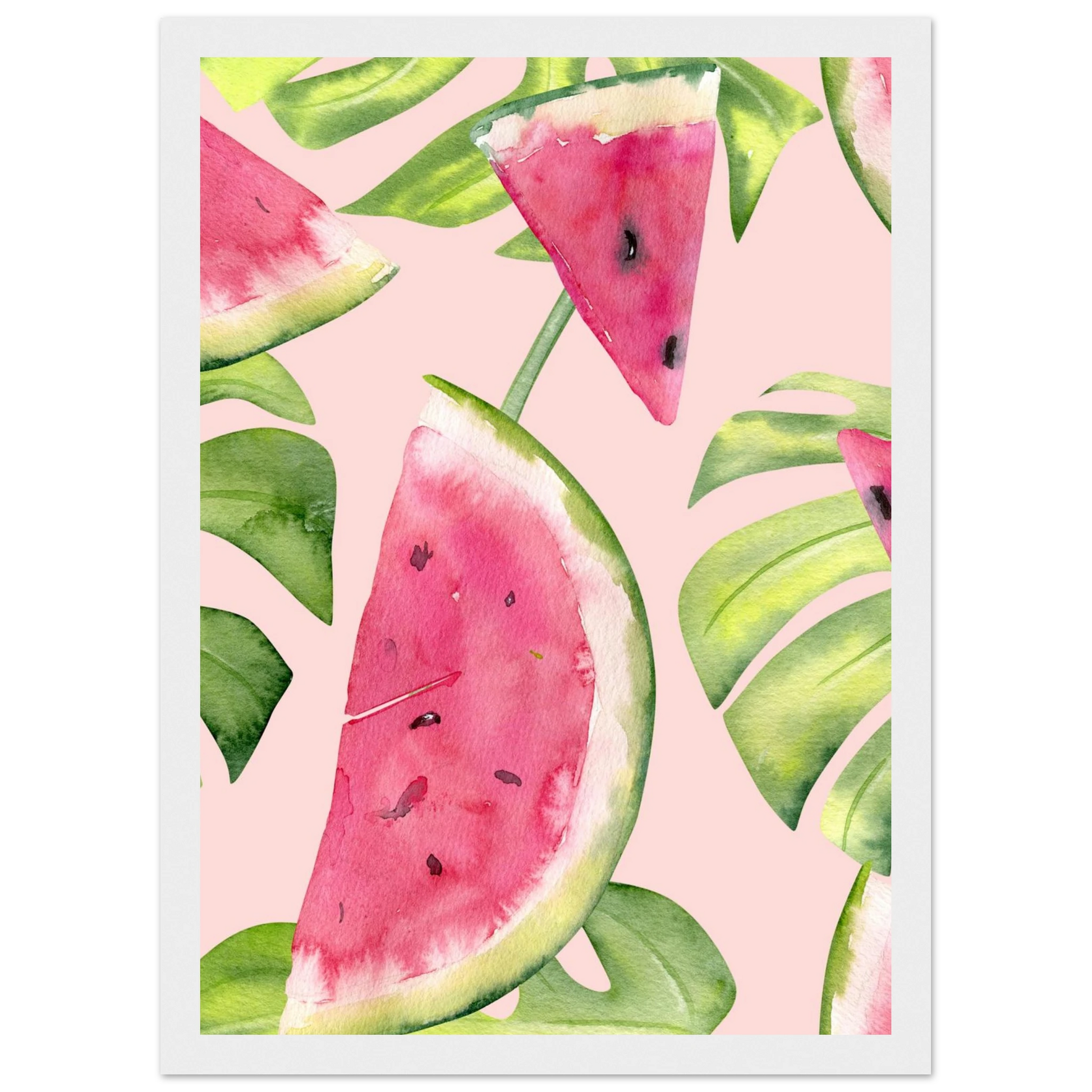 Watermelon Slices - Poster - Arthena