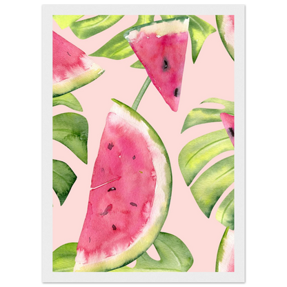 Watermelon Slices - Poster - Arthena