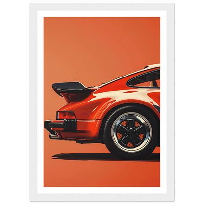 Retro Car - Poster - Arthena