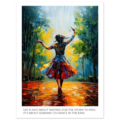 Dance in the color storm - Poster - Arthena