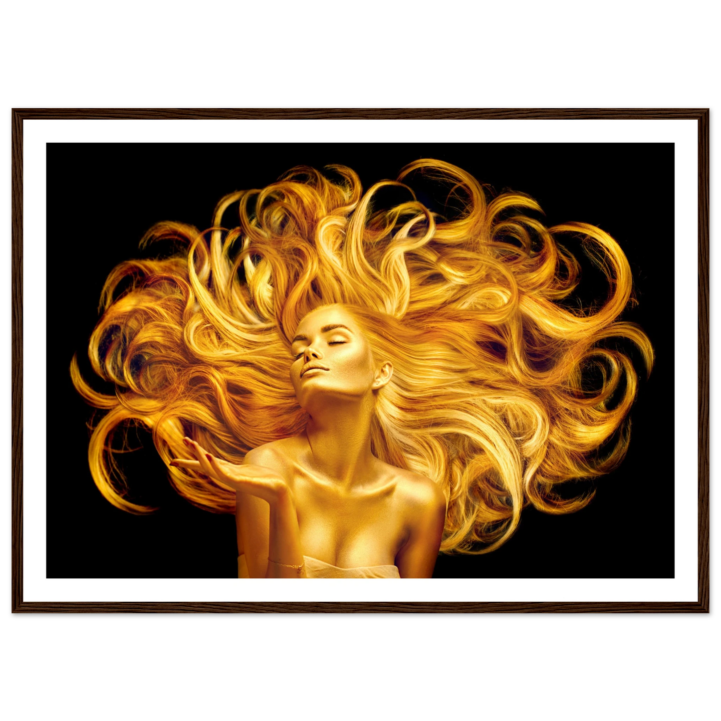 Golden Flow - Poster - Arthena