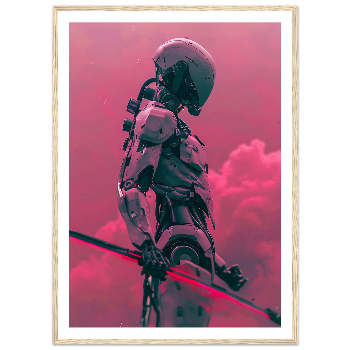 Battle Droid in the Rosy Mist - Poster - Arthena