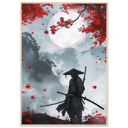Crimson Leaves - Poster - Arthena