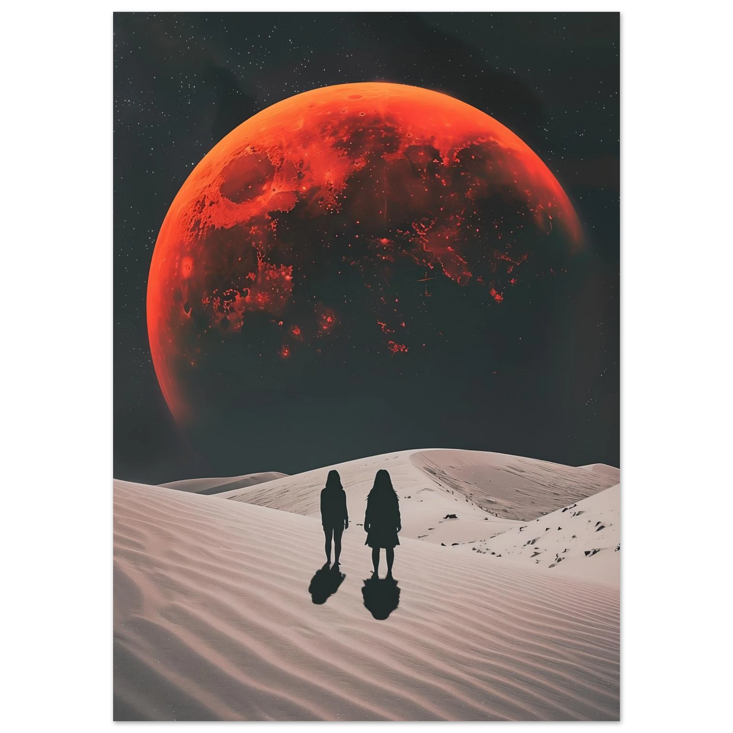 Two Gazes Towards the Unknown - Poster - Arthena