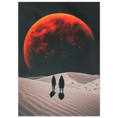 Two Gazes Towards the Unknown - Poster - Arthena