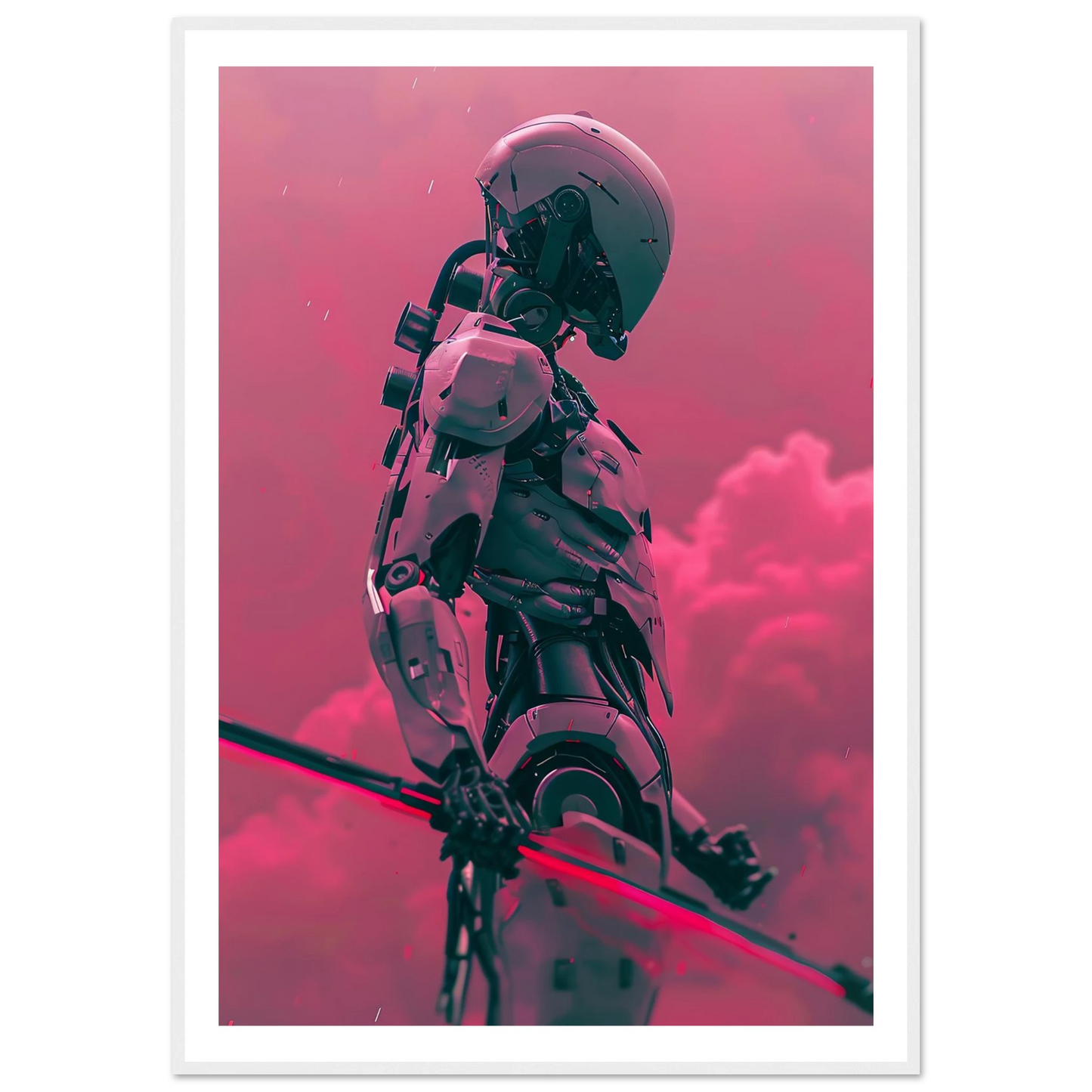 Battle Droid in the Rosy Mist - Poster - Arthena