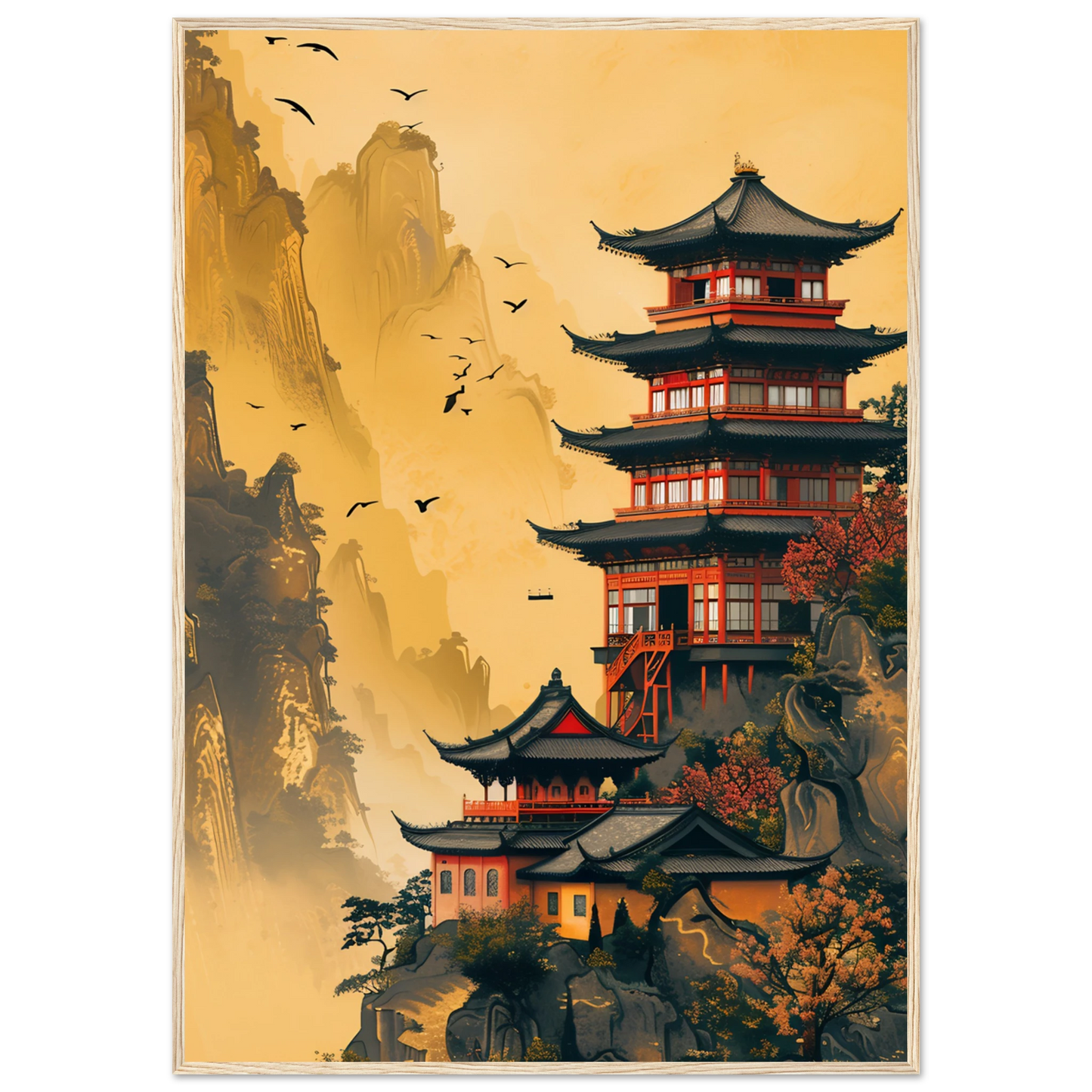 Temple of Tranquility - Poster - Arthena