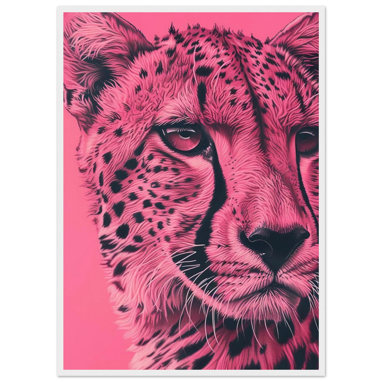 A Pink Cheetah - Poster - Arthena