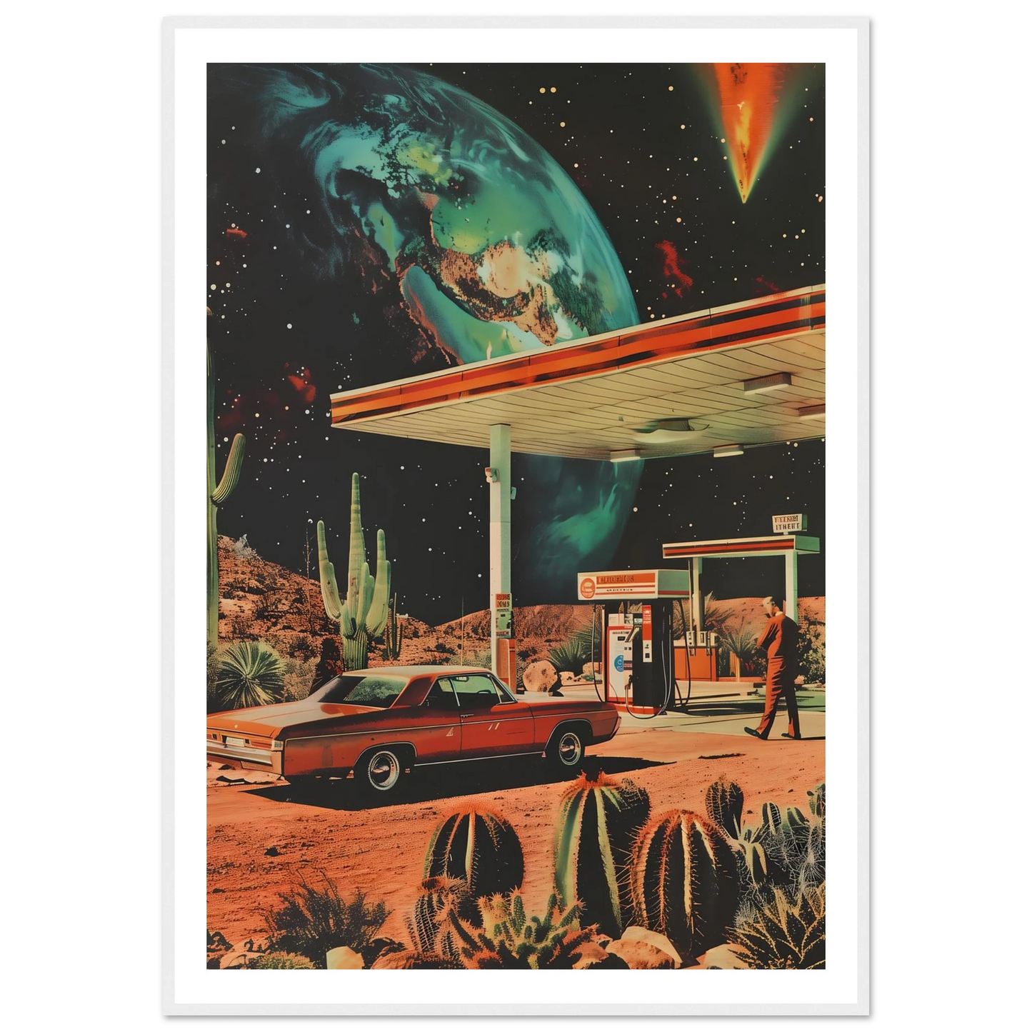 Interstellar Pit Stop - Poster - Arthena