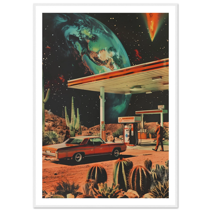 Interstellar Pit Stop - Poster - Arthena