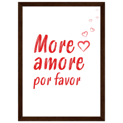 More Amore Por Favor - Poster - Arthena