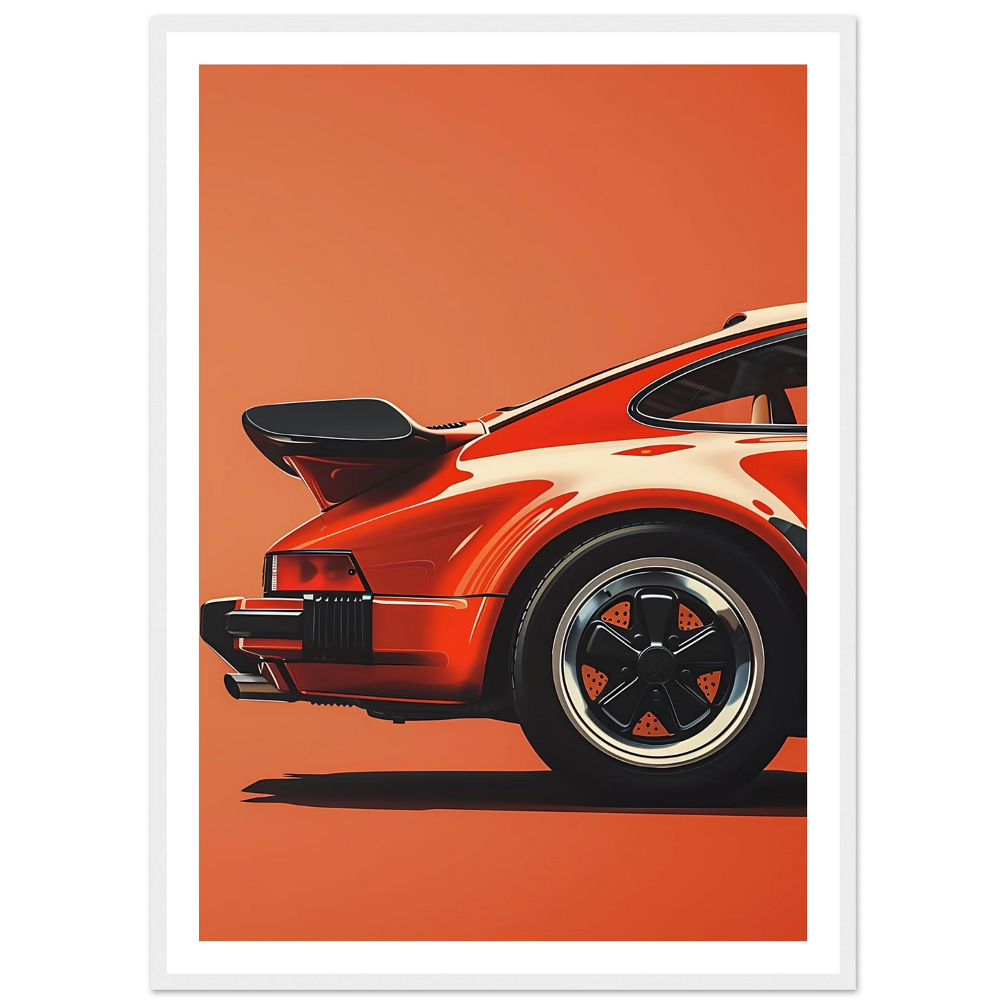 Retro Car - Poster - Arthena
