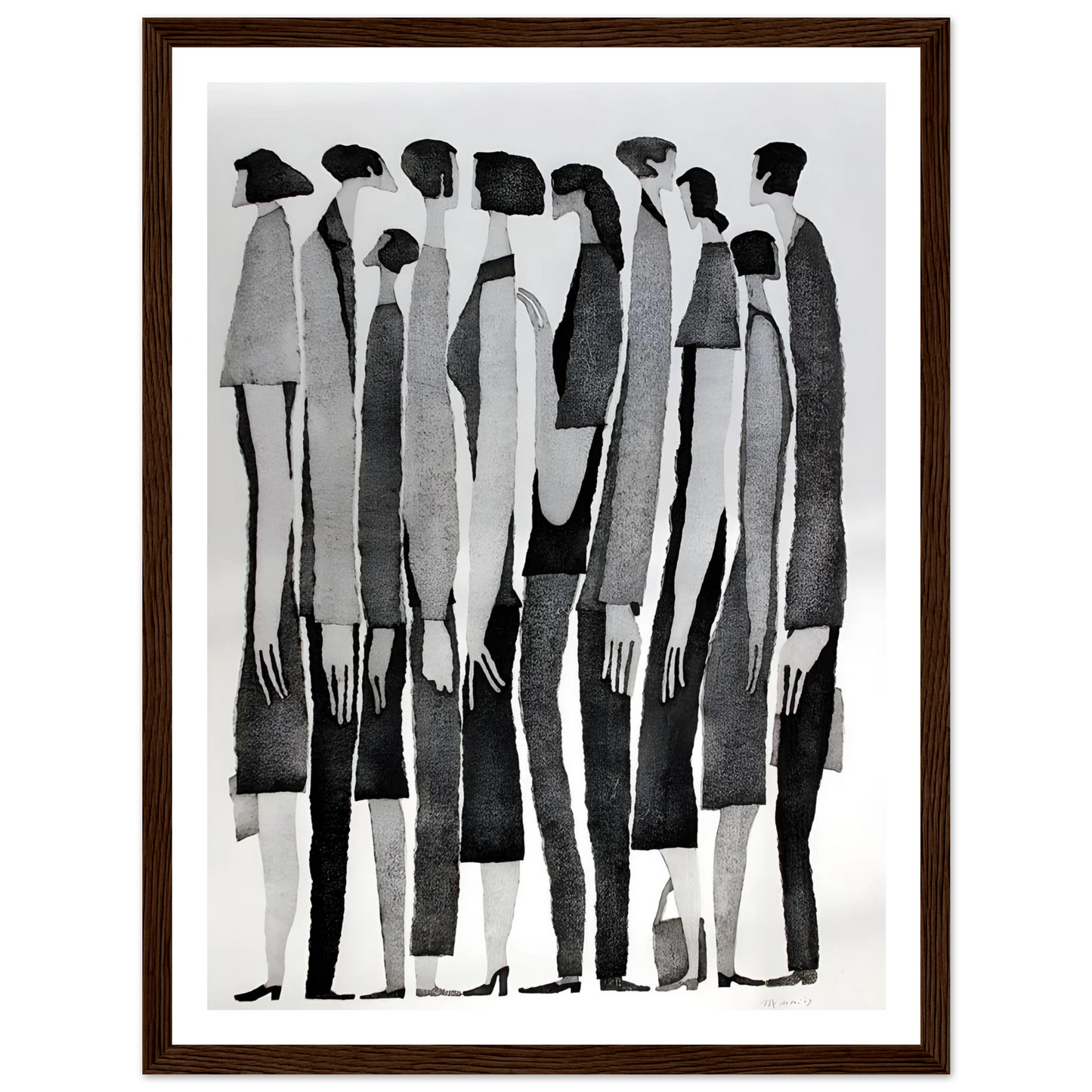 Silent Crowd - Poster - Arthena