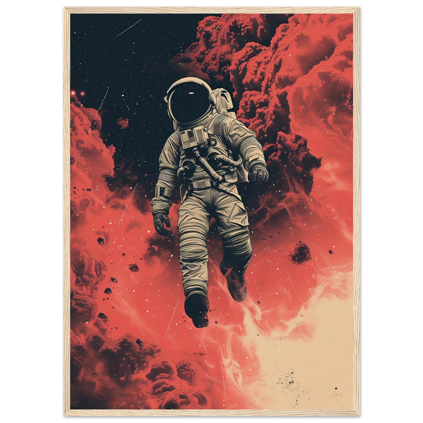 Scarlet Skies The Astronaut - Poster - Arthena