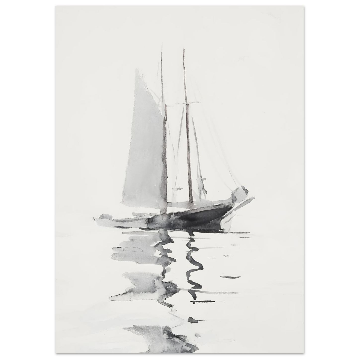 Abstract boat - Poster - Arthena