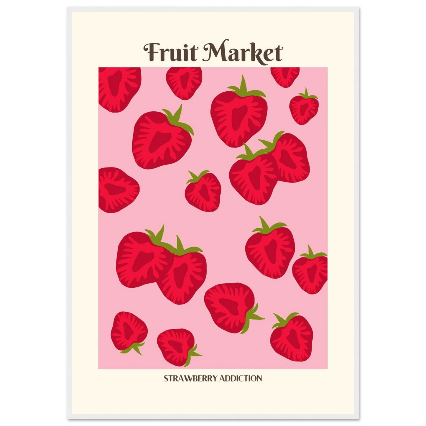 Fruit Market Strawberry - Poster - Arthena