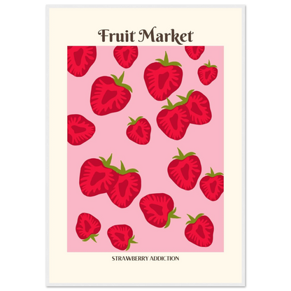 Fruit Market Strawberry - Poster - Arthena