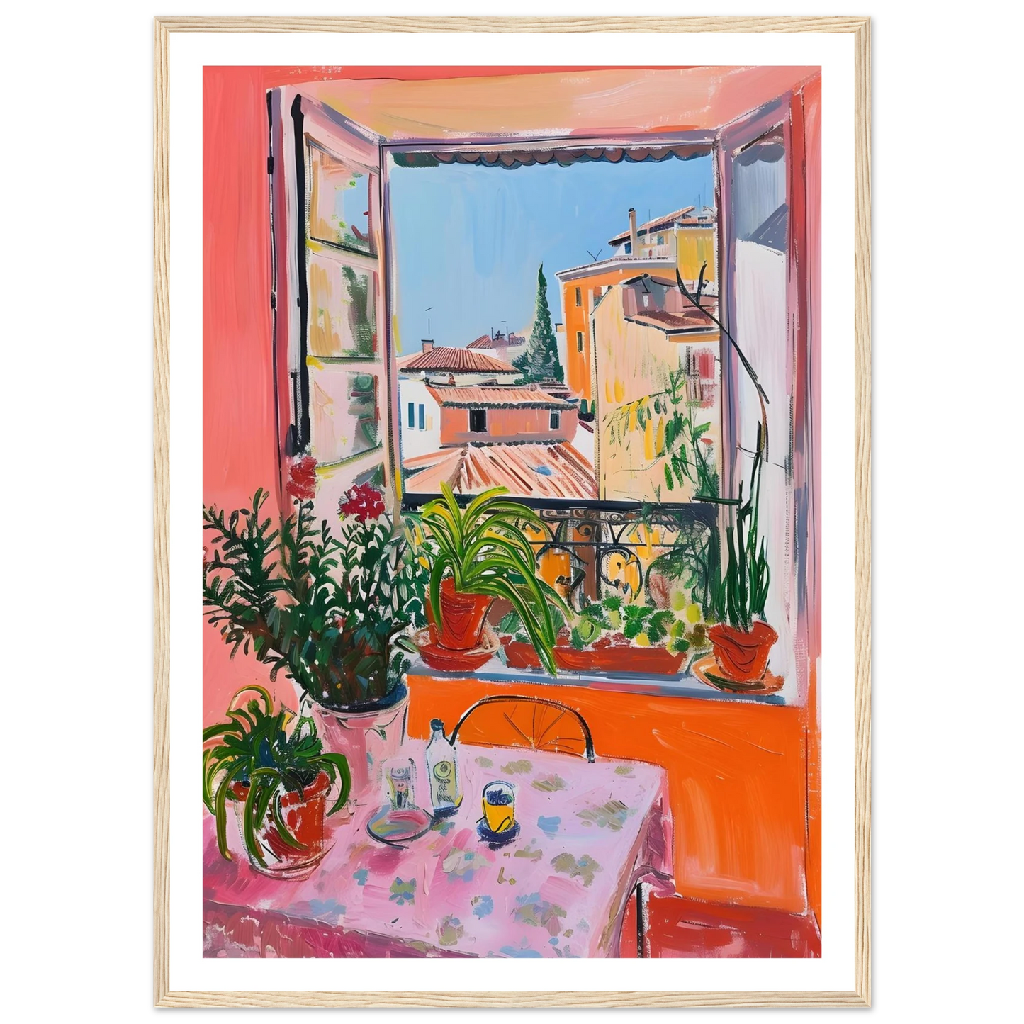 Sunny Window View - Poster - Arthena