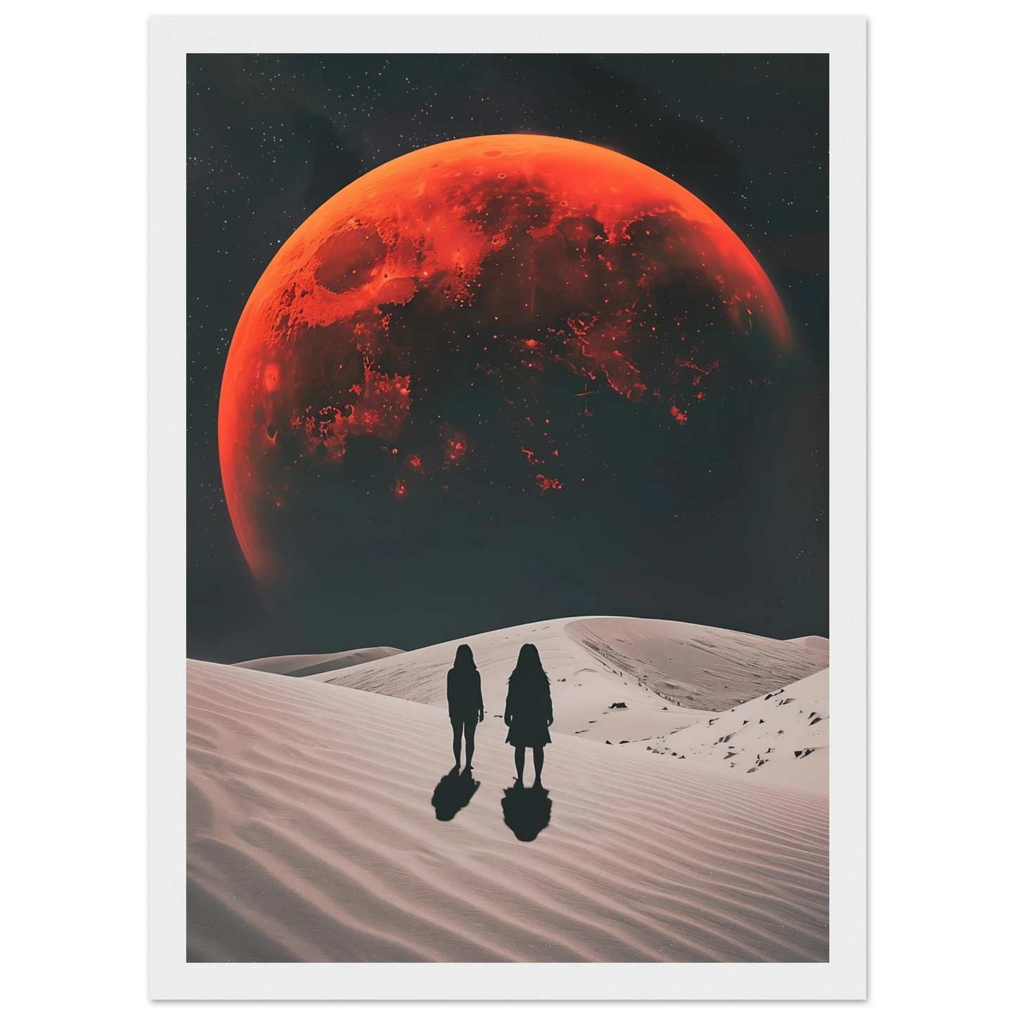 Two Gazes Towards the Unknown - Poster - Arthena