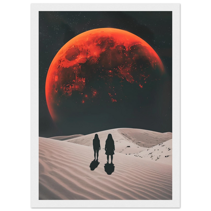 Two Gazes Towards the Unknown - Poster - Arthena