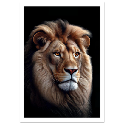 Majestic Lion - Poster - Arthena